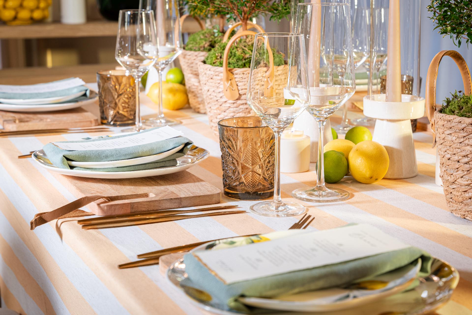 Styled Shoot Mediterranean Dinner Table